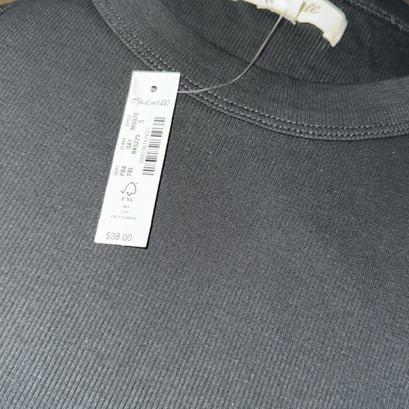 Madewell new Supima Rib Cutaway Tank - Picture 4 of 4